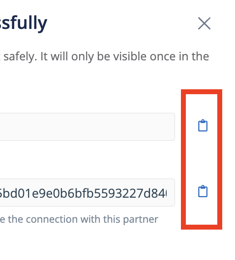 Copy Account ID and API Key